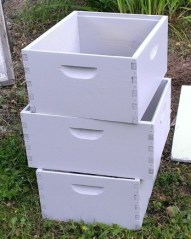 Bee Boxes Stacked